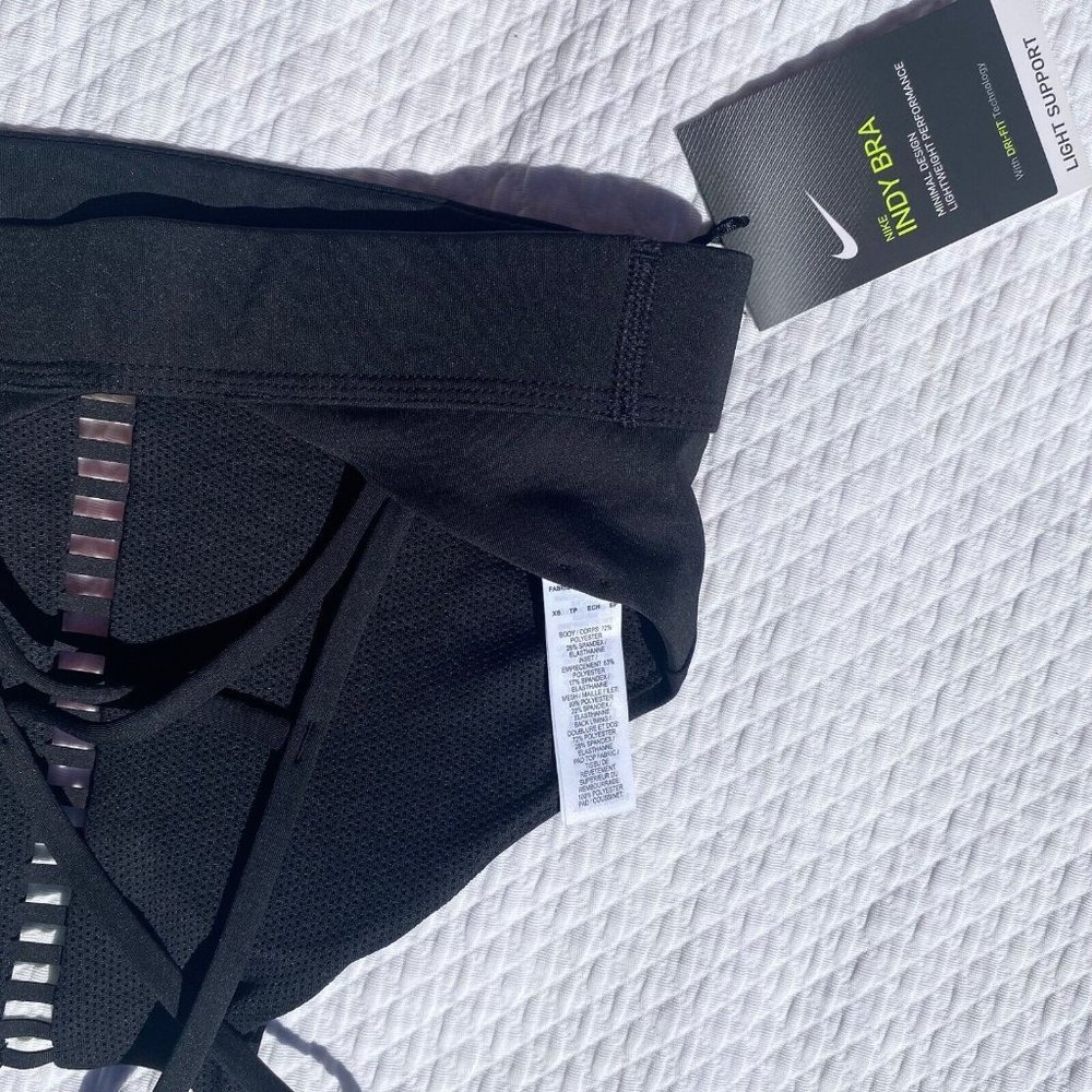 NWT Nike Dri-FIT Women's Size XS Indy Rainbow Ladder Sports Bra Padded - Picture 6 of 8